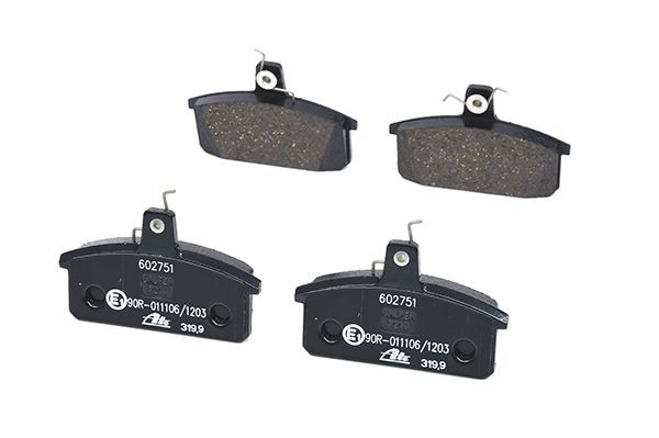 Stabdžių trinkelių rinkinys, diskinis stabdys ATE 13.0460-2751.2