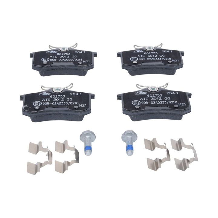 Stabdžių trinkelių rinkinys, diskinis stabdys ATE 13.0460-2753.2