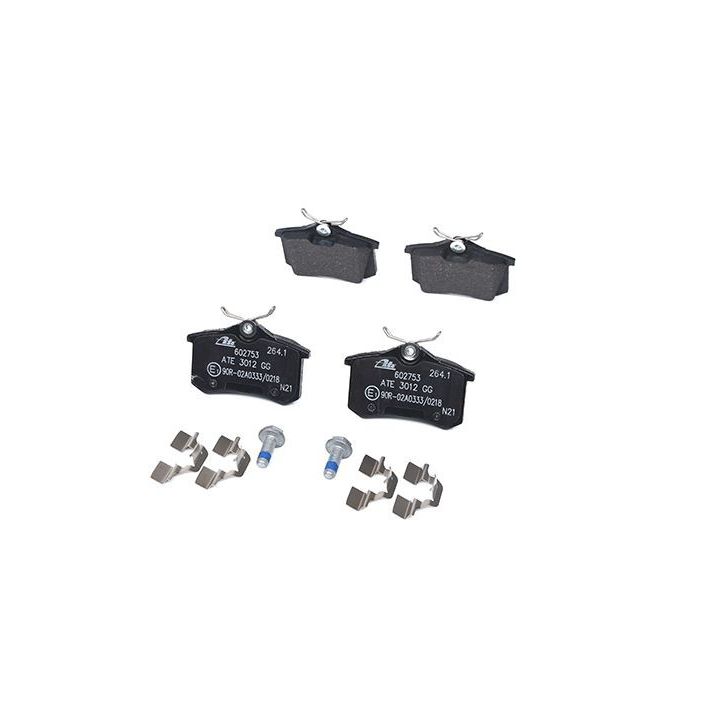 Stabdžių trinkelių rinkinys, diskinis stabdys ATE 13.0460-2753.2