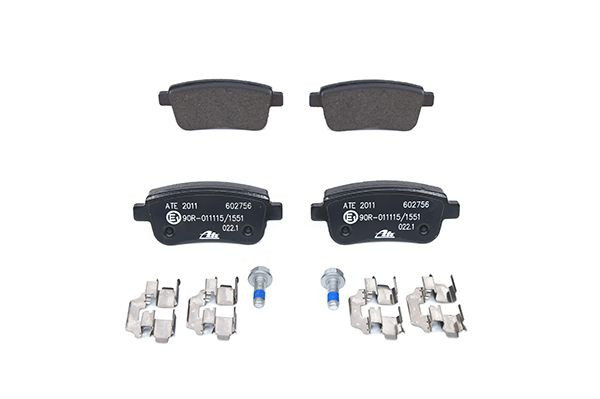 Stabdžių trinkelių rinkinys, diskinis stabdys ATE 13.0460-2756.2