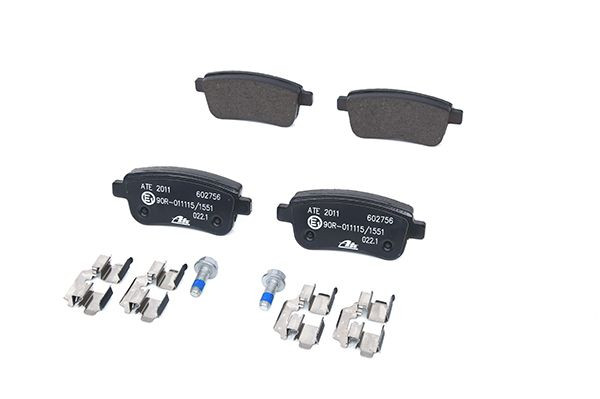 Stabdžių trinkelių rinkinys, diskinis stabdys ATE 13.0460-2756.2