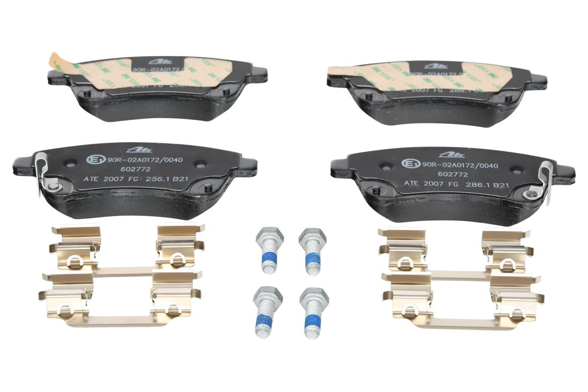 Stabdžių trinkelių rinkinys, diskinis stabdys ATE 13.0460-2772.2