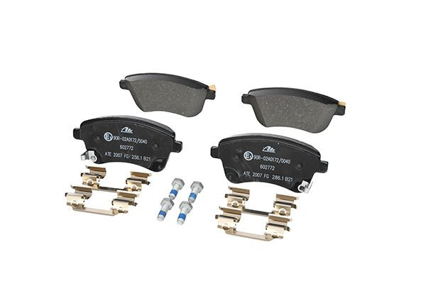 Stabdžių trinkelių rinkinys, diskinis stabdys ATE 13.0460-2772.2