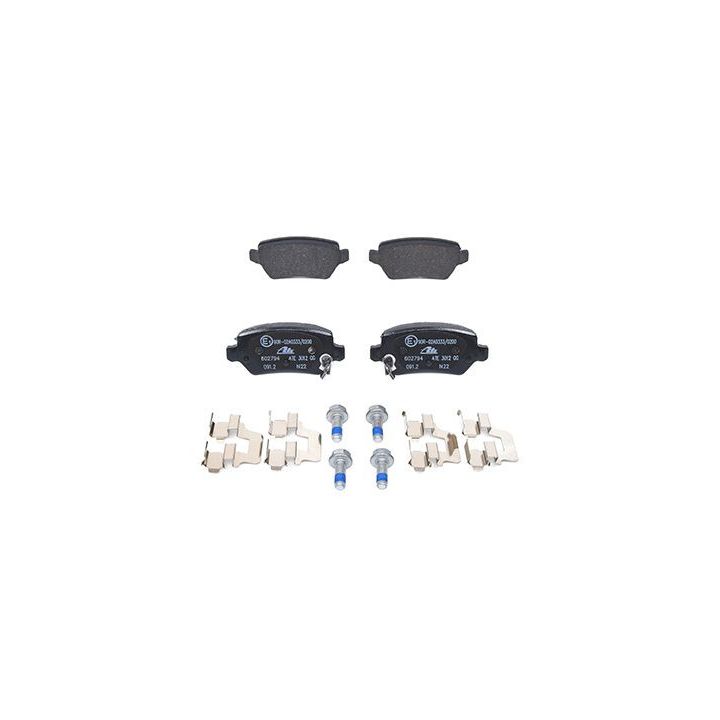 Stabdžių trinkelių rinkinys, diskinis stabdys ATE 13.0460-2794.2