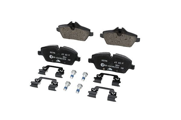 Stabdžių trinkelių rinkinys, diskinis stabdys ATE 13.0460-2795.2