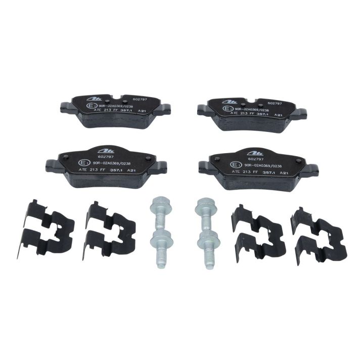 Stabdžių trinkelių rinkinys, diskinis stabdys ATE 13.0460-2797.2