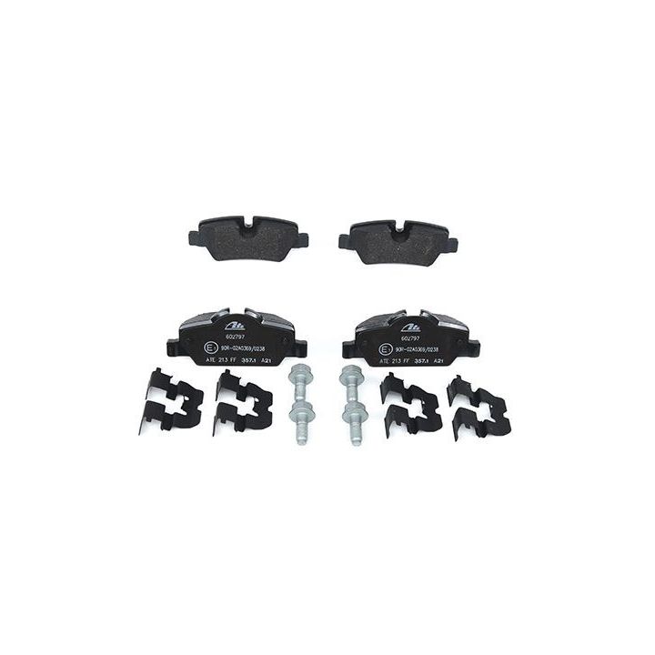 Stabdžių trinkelių rinkinys, diskinis stabdys ATE 13.0460-2797.2