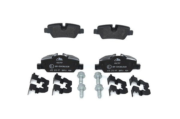 Stabdžių trinkelių rinkinys, diskinis stabdys ATE 13.0460-2797.2