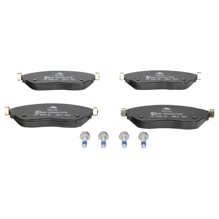 Stabdžių trinkelių rinkinys, diskinis stabdys ATE 13.0460-2798.2