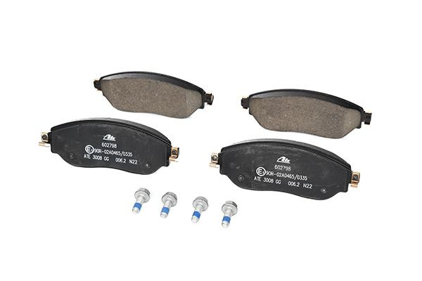 Stabdžių trinkelių rinkinys, diskinis stabdys ATE 13.0460-2798.2