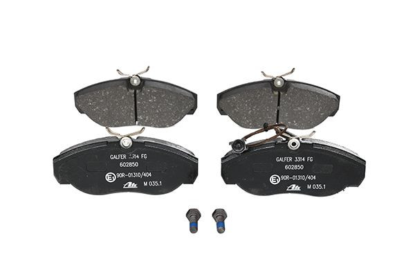 Stabdžių trinkelių rinkinys, diskinis stabdys ATE 13.0460-2850.2