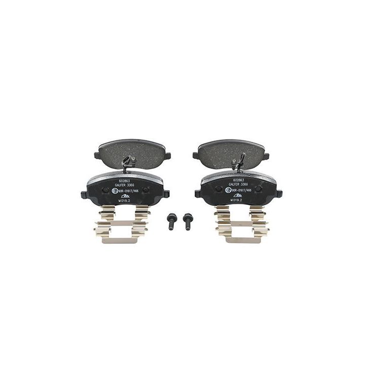 Stabdžių trinkelių rinkinys, diskinis stabdys ATE 13.0460-2863.2