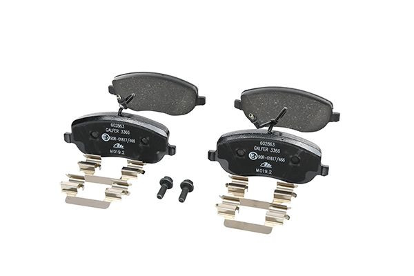 Stabdžių trinkelių rinkinys, diskinis stabdys ATE 13.0460-2863.2