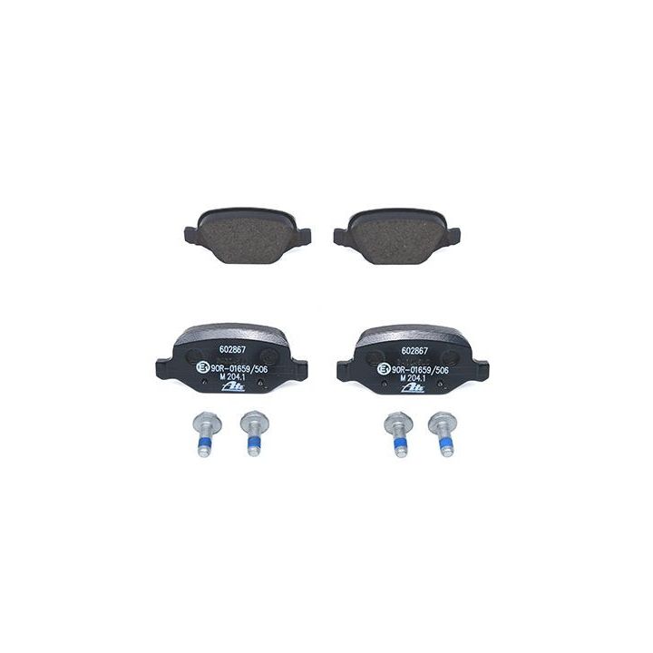 Stabdžių trinkelių rinkinys, diskinis stabdys ATE 13.0460-2867.2