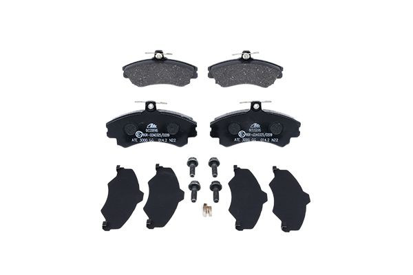 Stabdžių trinkelių rinkinys, diskinis stabdys ATE 13.0460-2896.2