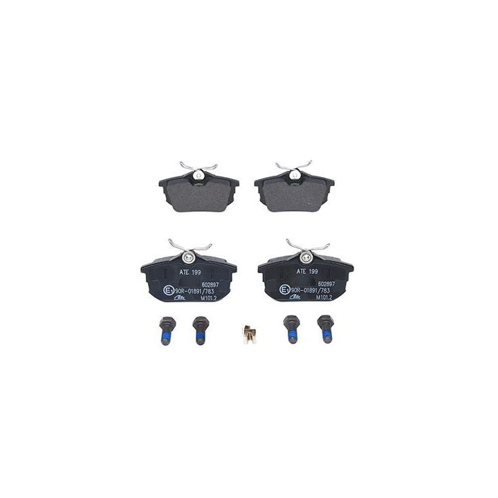 Stabdžių trinkelių rinkinys, diskinis stabdys ATE 13.0460-2897.2