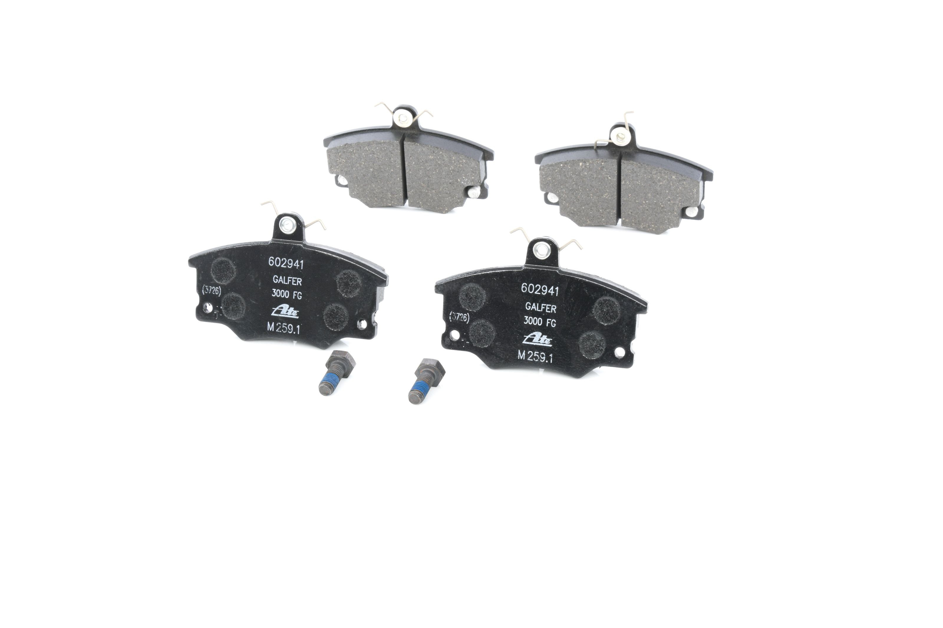 Stabdžių trinkelių rinkinys, diskinis stabdys ATE 13.0460-2941.2