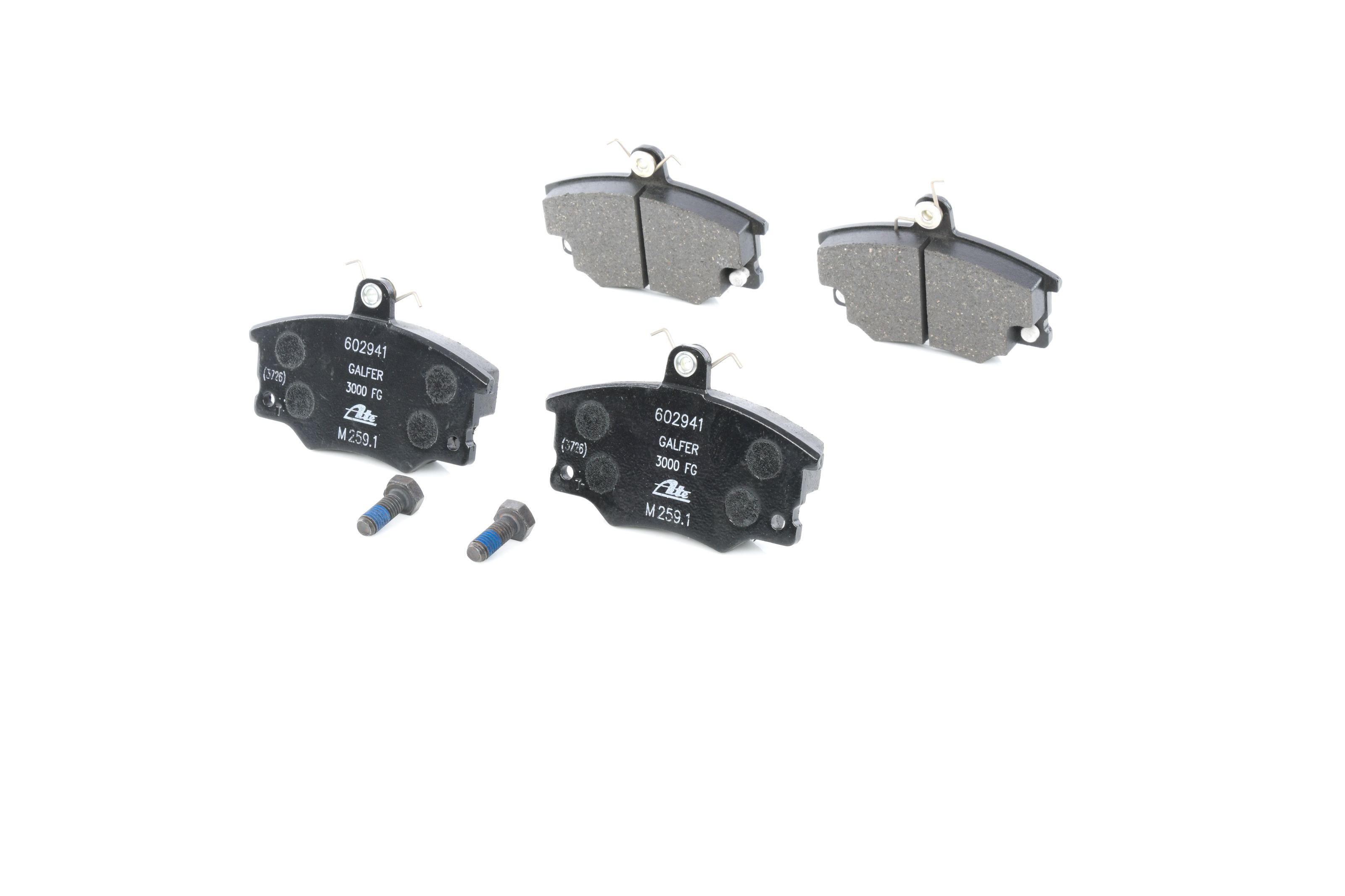 Stabdžių trinkelių rinkinys, diskinis stabdys ATE 13.0460-2941.2