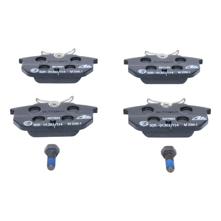 Stabdžių trinkelių rinkinys, diskinis stabdys ATE 13.0460-2951.2