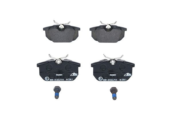 Stabdžių trinkelių rinkinys, diskinis stabdys ATE 13.0460-2951.2