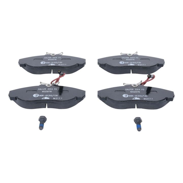 Stabdžių trinkelių rinkinys, diskinis stabdys ATE 13.0460-2976.2