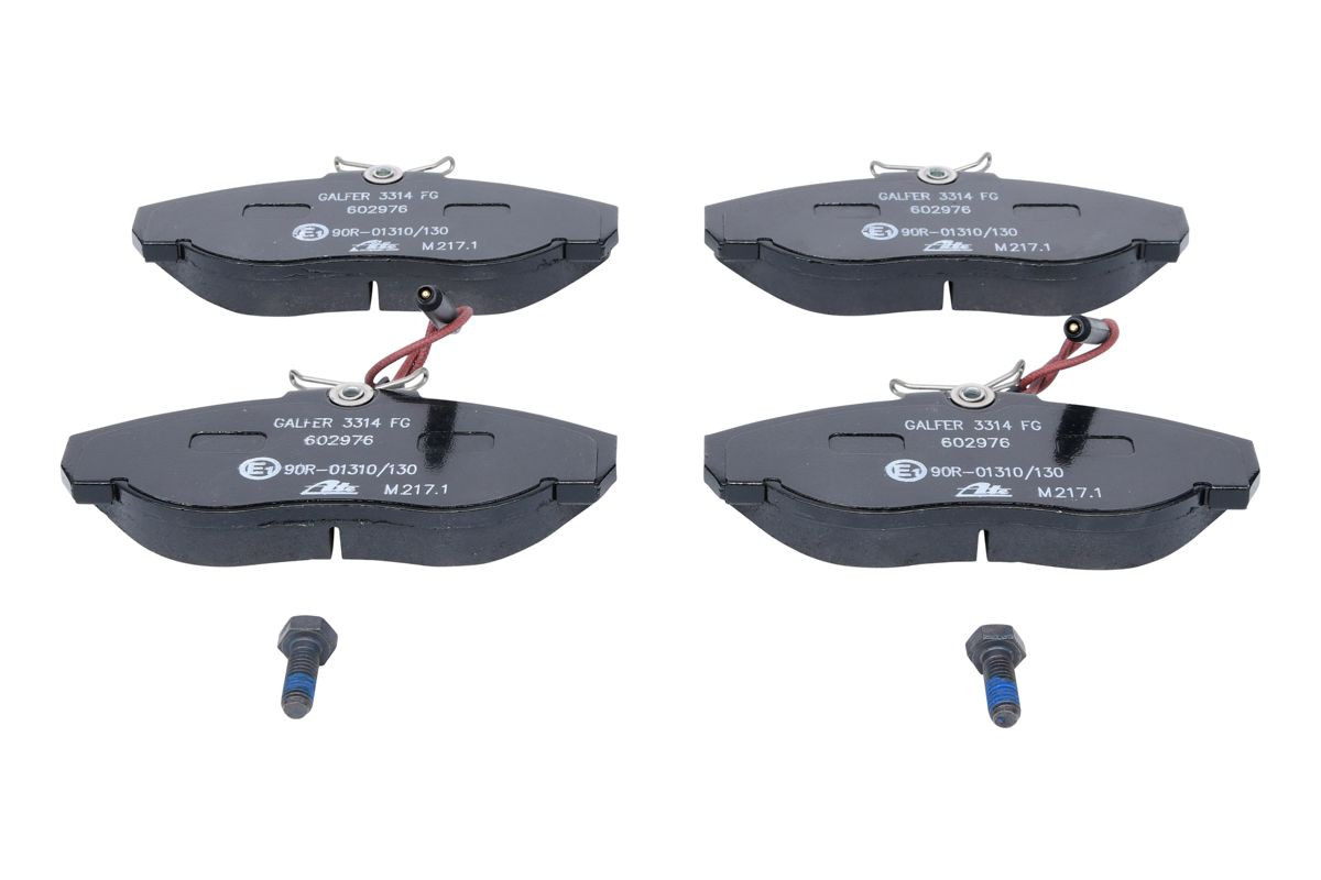 Stabdžių trinkelių rinkinys, diskinis stabdys ATE 13.0460-2976.2