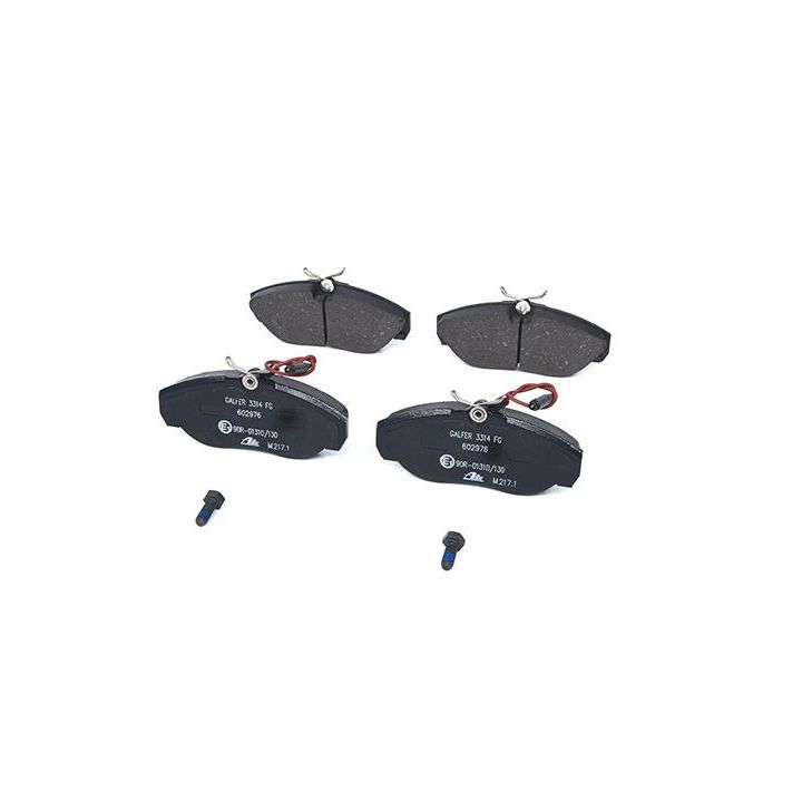 Stabdžių trinkelių rinkinys, diskinis stabdys ATE 13.0460-2976.2