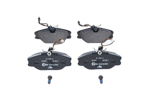 Stabdžių trinkelių rinkinys, diskinis stabdys ATE 13.0460-2978.2