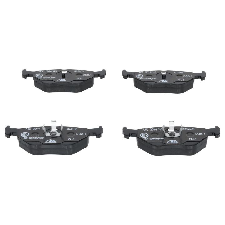 Stabdžių trinkelių rinkinys, diskinis stabdys ATE 13.0460-3605.2