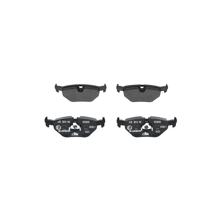 Stabdžių trinkelių rinkinys, diskinis stabdys ATE 13.0460-3605.2