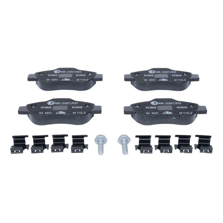 Stabdžių trinkelių rinkinys, diskinis stabdys ATE 13.0460-3809.2