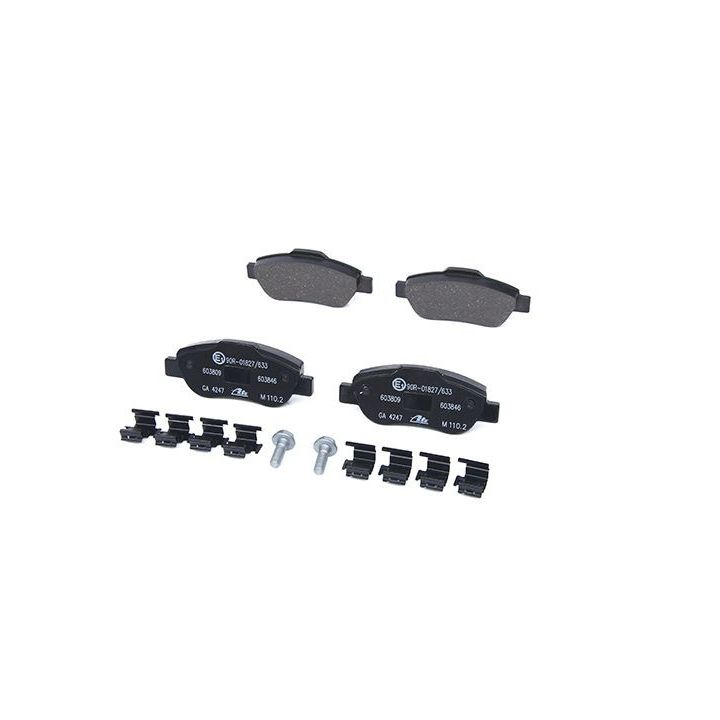 Stabdžių trinkelių rinkinys, diskinis stabdys ATE 13.0460-3809.2