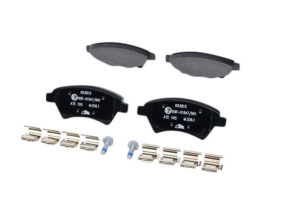 Stabdžių trinkelių rinkinys, diskinis stabdys ATE 13.0460-3815.2