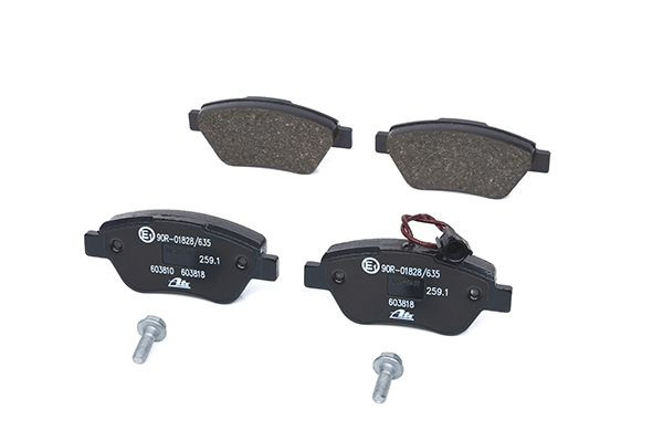 Stabdžių trinkelių rinkinys, diskinis stabdys ATE 13.0460-3818.2