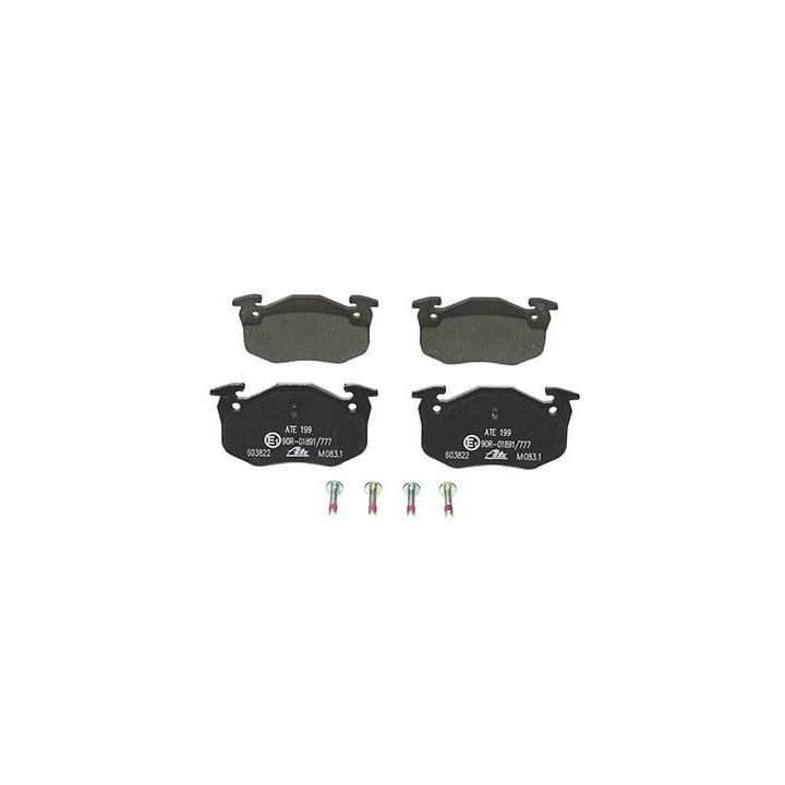 Stabdžių trinkelių rinkinys, diskinis stabdys ATE 13.0460-3822.2