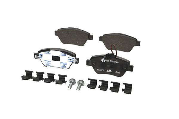 Stabdžių trinkelių rinkinys, diskinis stabdys ATE 13.0460-3826.2