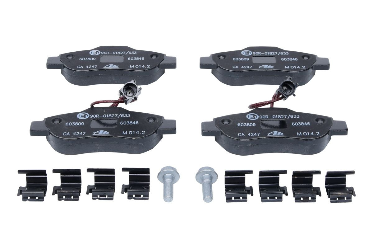 Stabdžių trinkelių rinkinys, diskinis stabdys ATE 13.0460-3846.2