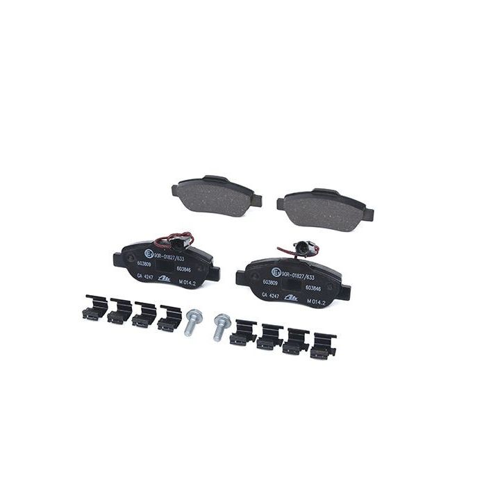 Stabdžių trinkelių rinkinys, diskinis stabdys ATE 13.0460-3846.2