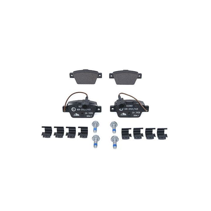 Stabdžių trinkelių rinkinys, diskinis stabdys ATE 13.0460-3861.2