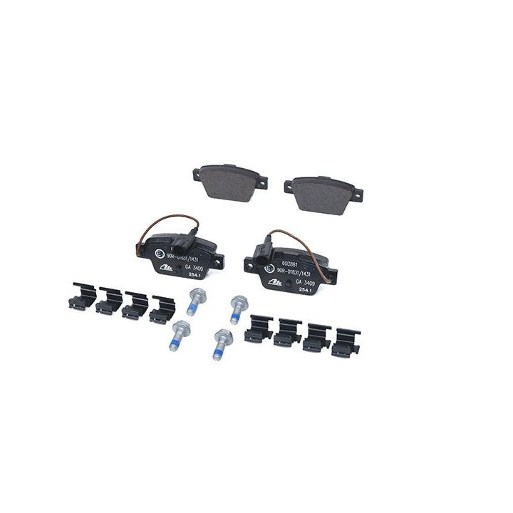 Stabdžių trinkelių rinkinys, diskinis stabdys ATE 13.0460-3861.2