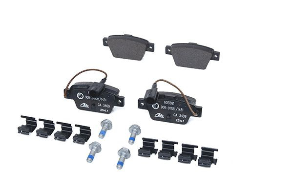 Stabdžių trinkelių rinkinys, diskinis stabdys ATE 13.0460-3861.2