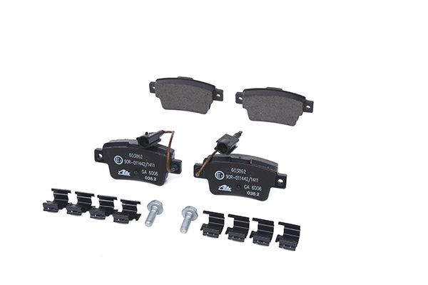 Stabdžių trinkelių rinkinys, diskinis stabdys ATE 13.0460-3862.2