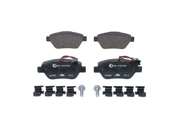 Stabdžių trinkelių rinkinys, diskinis stabdys ATE 13.0460-3863.2