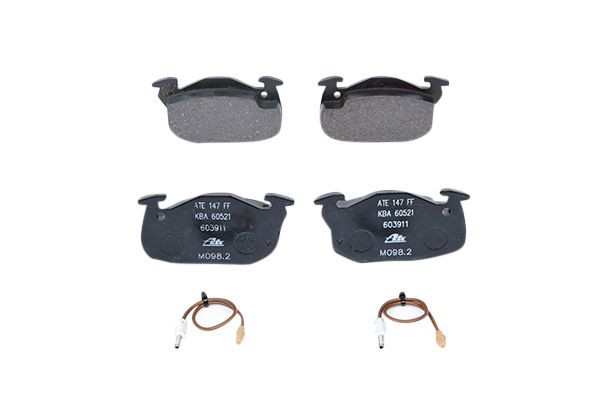 Stabdžių trinkelių rinkinys, diskinis stabdys ATE 13.0460-3911.2