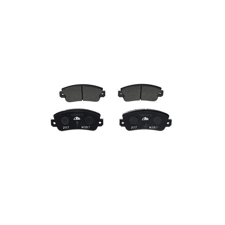 Stabdžių trinkelių rinkinys, diskinis stabdys ATE 13.0460-3942.2