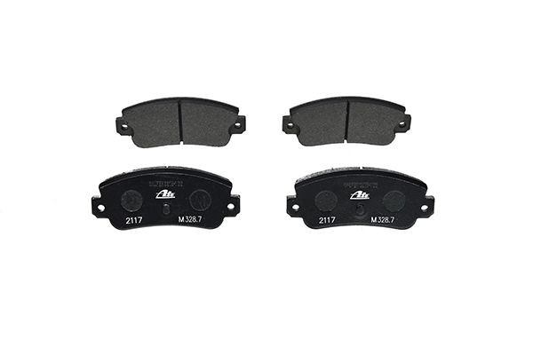 Stabdžių trinkelių rinkinys, diskinis stabdys ATE 13.0460-3942.2