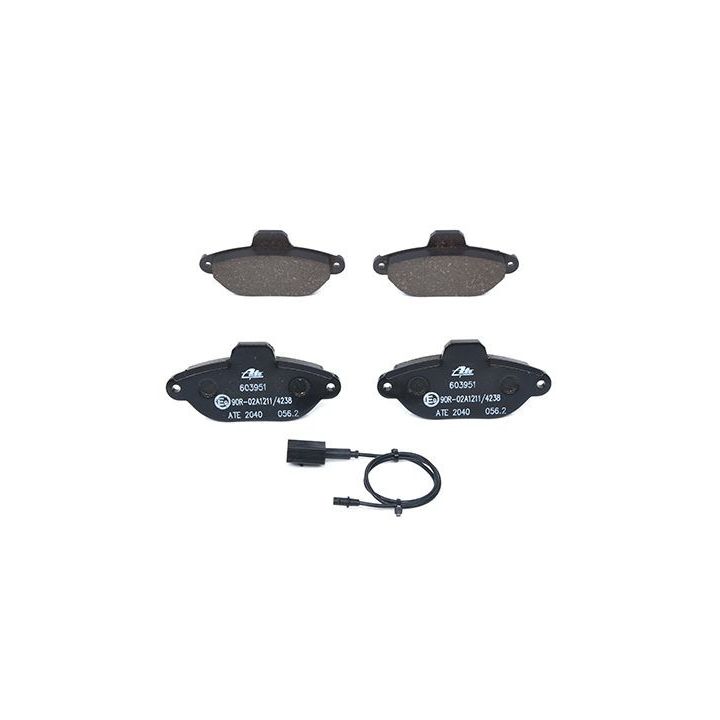 Stabdžių trinkelių rinkinys, diskinis stabdys ATE 13.0460-3951.2