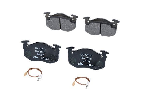 Stabdžių trinkelių rinkinys, diskinis stabdys ATE 13.0460-3955.2