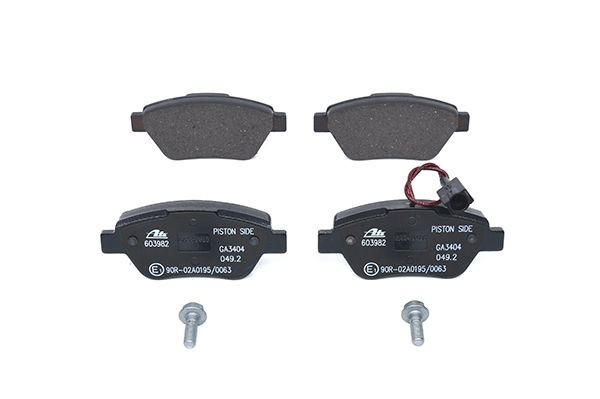 Stabdžių trinkelių rinkinys, diskinis stabdys ATE 13.0460-3982.2