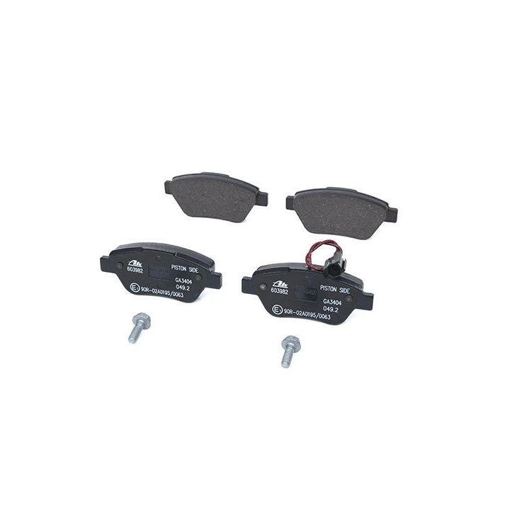 Stabdžių trinkelių rinkinys, diskinis stabdys ATE 13.0460-3982.2